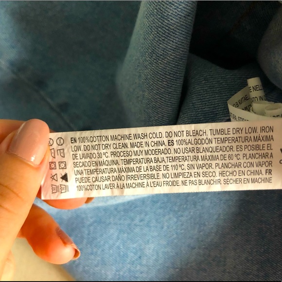 Vintage Forever21 Front Buttons Mini Jeans Skirt - Picture 7 of 7